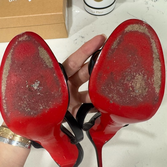 Christian Louboutin Black Lock Me 85 - Picture 6 of 9